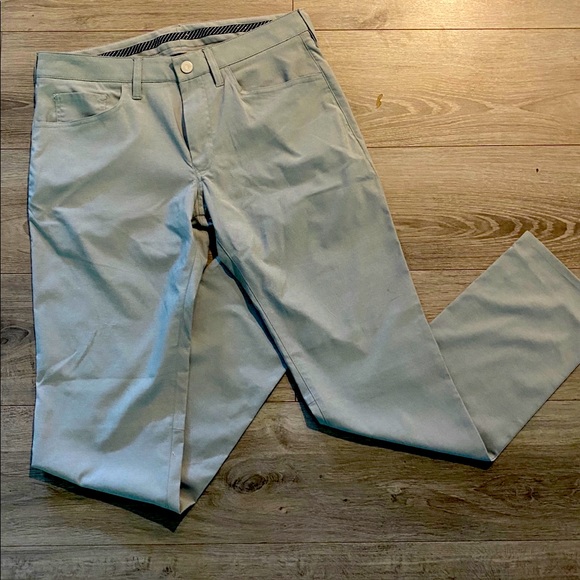 Gray golf pants - Picture 2 of 14